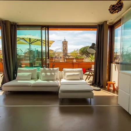 Pelliccia 11 Trastevere Penthouse شقة